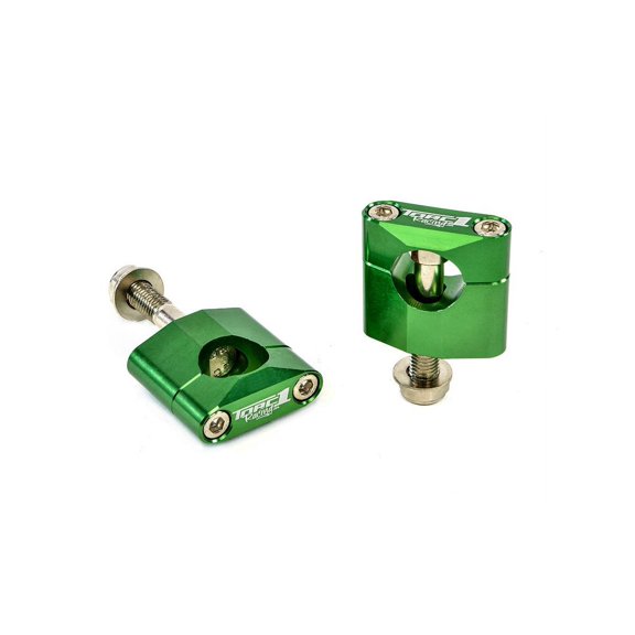 TORC1 Racing 1900-0800 Oversized Handlebar Clamps - Green