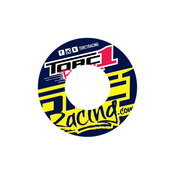 TORC1 Racing 8112-0603 Grip Donuts - Yellow/Blue