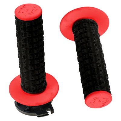 TORC1 Racing Defy Lock On Enduro MX Grips Black/Red
