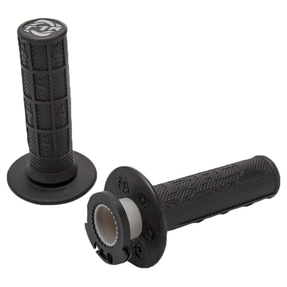 TORC1 Racing Defy Lock On MX Grips Black for Honda CRF250R 2004-2018