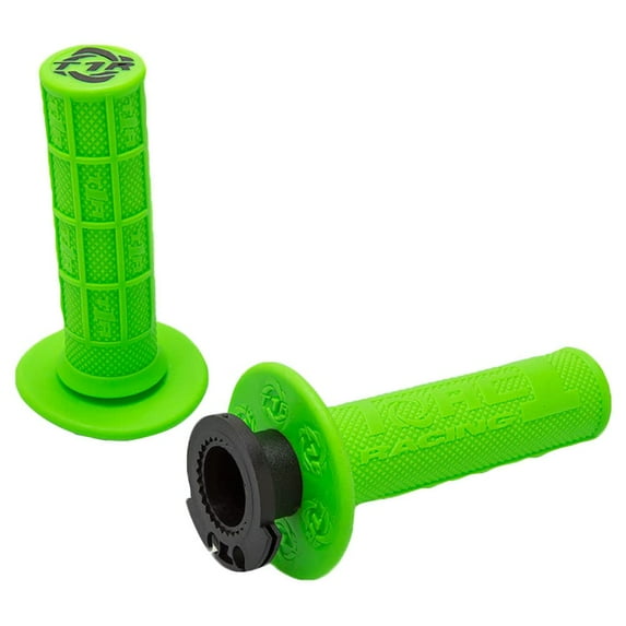 TORC1 Racing Defy Lock On MX Grips Green for Honda CRF450RX 2017-2018