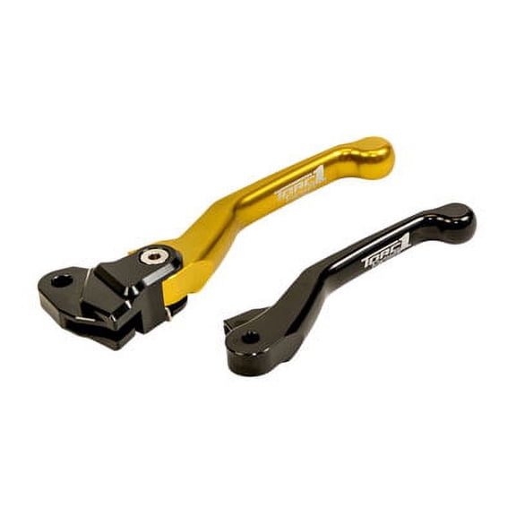 TORC1 Racing Vengeance V2 Flex Clutch Lever Black/Yellow for Suzuki RMZ250 2007-2018