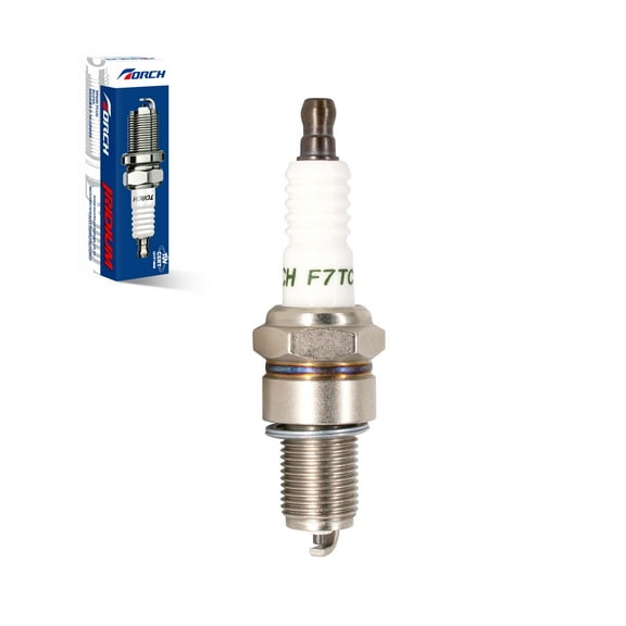 TORCH F7TC Spark Plug Replace for NGK BP7ES, BOSCH W5DC, CHAMPION N9YC N7YC N79Y, DENSO W22EP-U, OEM