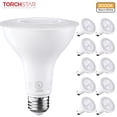 thumbnail image 1 of TORCHSTAR 10 Pack PAR30 LED Bulb Dimmable 11W(75W Equivalent) E26 Base 3000K Warm White, 1 of 7