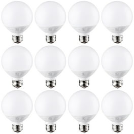 Sunco Lighting 10 Pack G25 LED Globe 6W 40W Dimmable 450 LM 5000K Daylight E26 Base Ideal for Bathroom Vanity or Mirror UL Energy Star Walmart