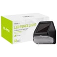 thumbnail image 1 of TORCHSTAR 12 Pack Dusk-to-Dawn LED Solar Fence Lights for Pathway, 4000K Cool White, Black, 1 of 7
