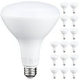 thumbnail image 1 of TORCHSTAR 16-Pack BR40 LED Light Bulbs, 17W=100W, 1400lm, Dimmable, E26 Base, Indoor Flood Light for Cans, Recessed Kit, UL Listed, 5000K Daylight, 1 of 7