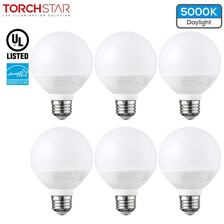 4X 18W E26 LED Light Bulbs 2500lm 5000K Daylight Spot Celling Bulbs Lamp  USED