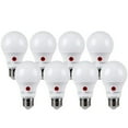 thumbnail image 1 of TORCHSTAR 8 Pack Dusk-to-Dawn A19 LED Bulb for Yard, 60W Equivalent, 2700K Soft White, 1 of 7