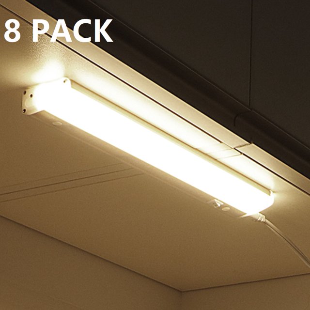 TORCHSTAR 8 Pack LED Under Counter Light, 6W 12" Kitchen Under