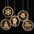 thumbnail image 1 of TORCHSTAR Christmas Decoration LED String Lights 3D Visual Effect Light USB Operated, 5 LEDs, 2800K Soft White, 1 of 7