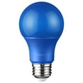 thumbnail image 1 of TORCHSTAR LED A19 Blue Light Bulbs, E26 Base Light Bulb, 8W 120V Colored Light Bulbs for Outdoor Light Fixtures, Halloween Decor, Floor Lamp, Living Room, Party Decoration, 1 of 7