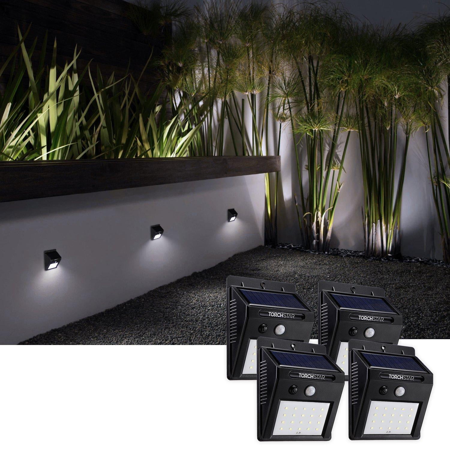 Torchstar 20 led 320lm outdoor led solar motion sensor lights deals