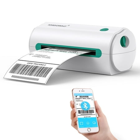 TORDORDAY Bluetooth Thermal Shipping Label Printer, 4''x6'' Bluetooth Label Printer for Shipping Packages