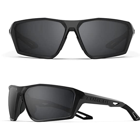 TOREGE Sports Polarized Unisex Sunglasses for fishing cycling running golfing Sunglasses Durable Lens