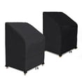 TOREVSIOR Patio Chair Covers 2 Pack, Waterproof Outdoor Chair Covers
