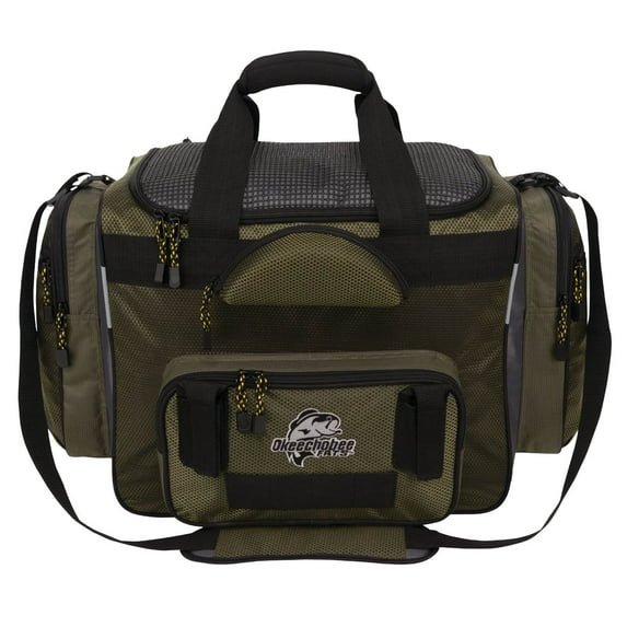 TORG Okeechobee Fats T1200 Large Water Resistant Fishing Bait Tackle Bag, Green