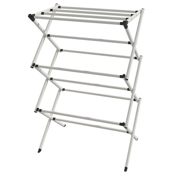 Torio Foldable Clothes Drying Rack, Space-Saving, Durable, Adjustable, Ideal for Apartments & Dorms