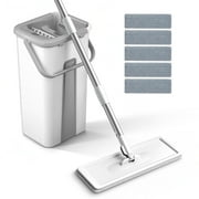 Torio Self-Cleaning Mop, Hands-Free Floor Cleaning Tool Perfect for Homes & Offices, Pet-Friendly