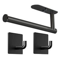 Torio Wall-Mounted Towel & Paper Towel Holder - Stainless Steel, Easy Install, Space-Saving