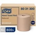 thumbnail image 1 of TORK Universal Hand Towel Roll - 1 Ply - 8" x 800 ft - 7.80" Roll Diameter - Natural - Paper - Embossed - For Hand - 6 | Bundle of 10 Cartons, 1 of 1