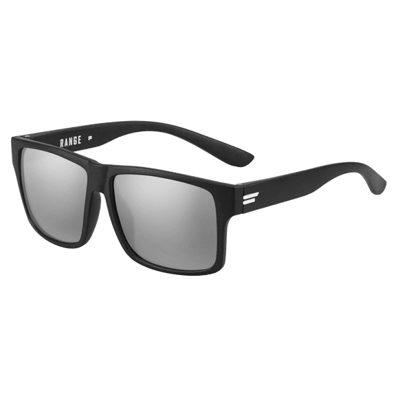 TOROE Classic RANGE TR90 Frame Silver Mirror Polarized Unbreakable Sunglasses with Hydrophobic Coated Polycarbonate AR Lenses