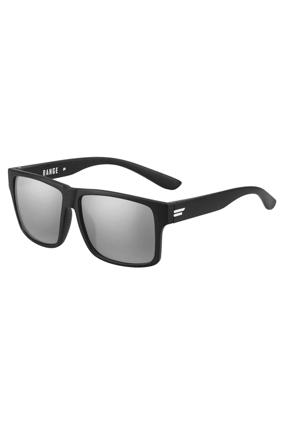 Classic RANGE TR90 Frame Silver Mirror Polarized Unbreakable Sunglasses with Hydrophobic Coated Polycarbonate AR Lenses