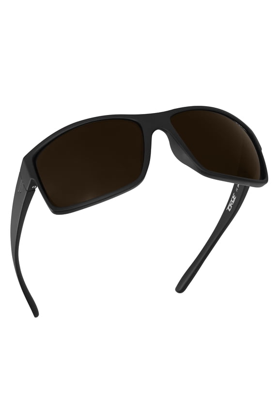 Matte Black TR90 MOJAVE Frame Sunglasses Enhancing Polarized Polycarbonate Lens (Matte Black, Brown C4)