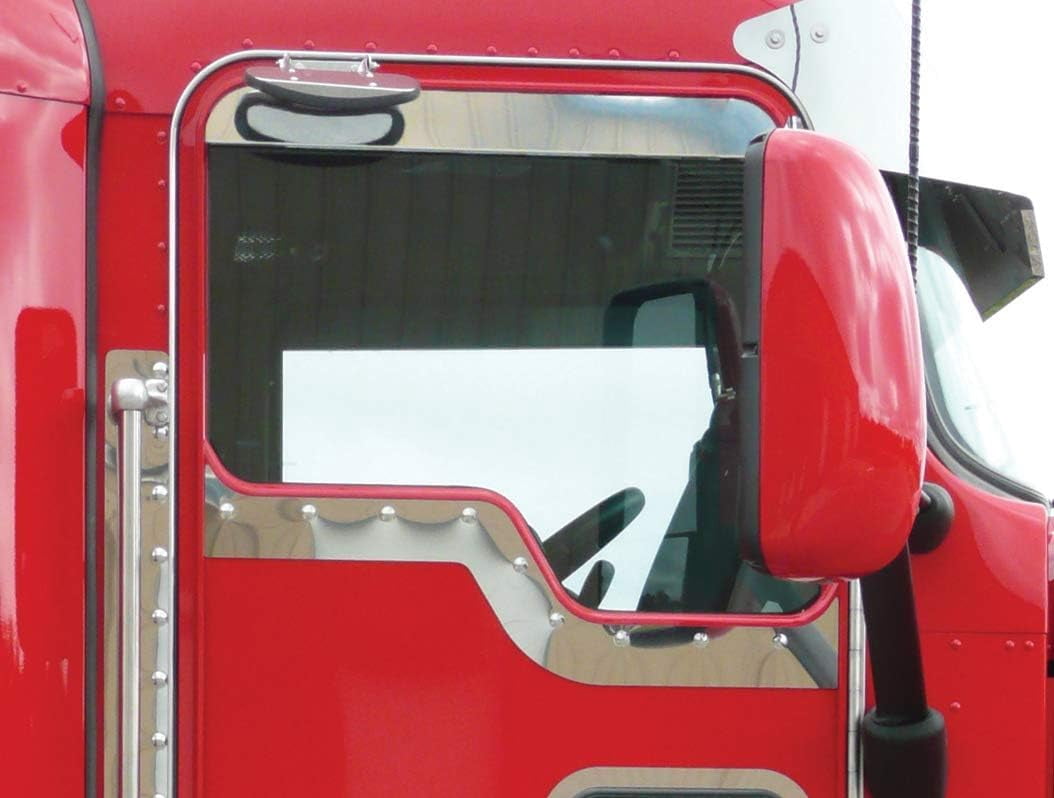 TORQUE Stainless Steel Contoured Under Window Trims for Kenworth T680 ...