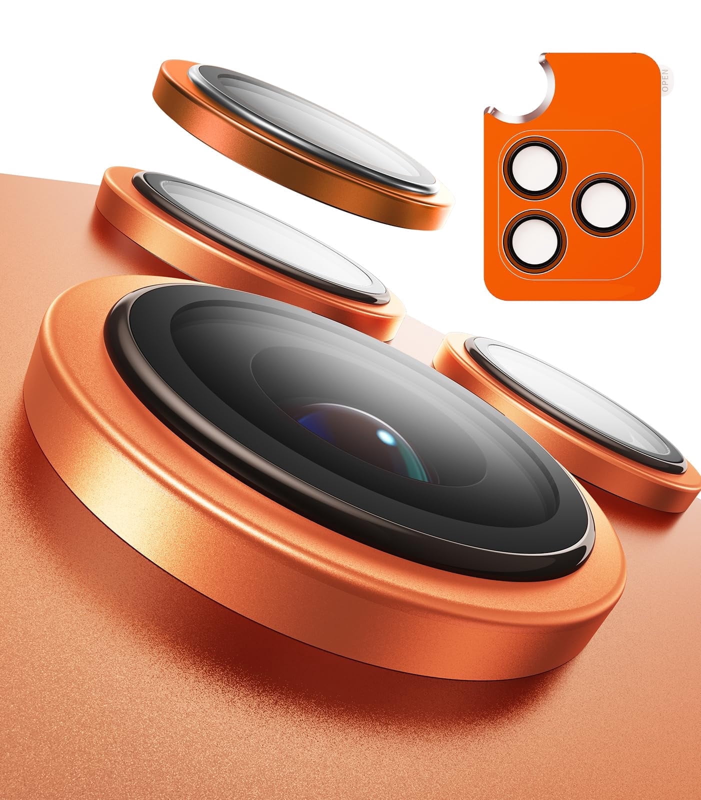 Torras Camera Lens Protector TORRAS Camera Lens Protector for 17 Pro / Max, Invisible Fit - Walmart.com
