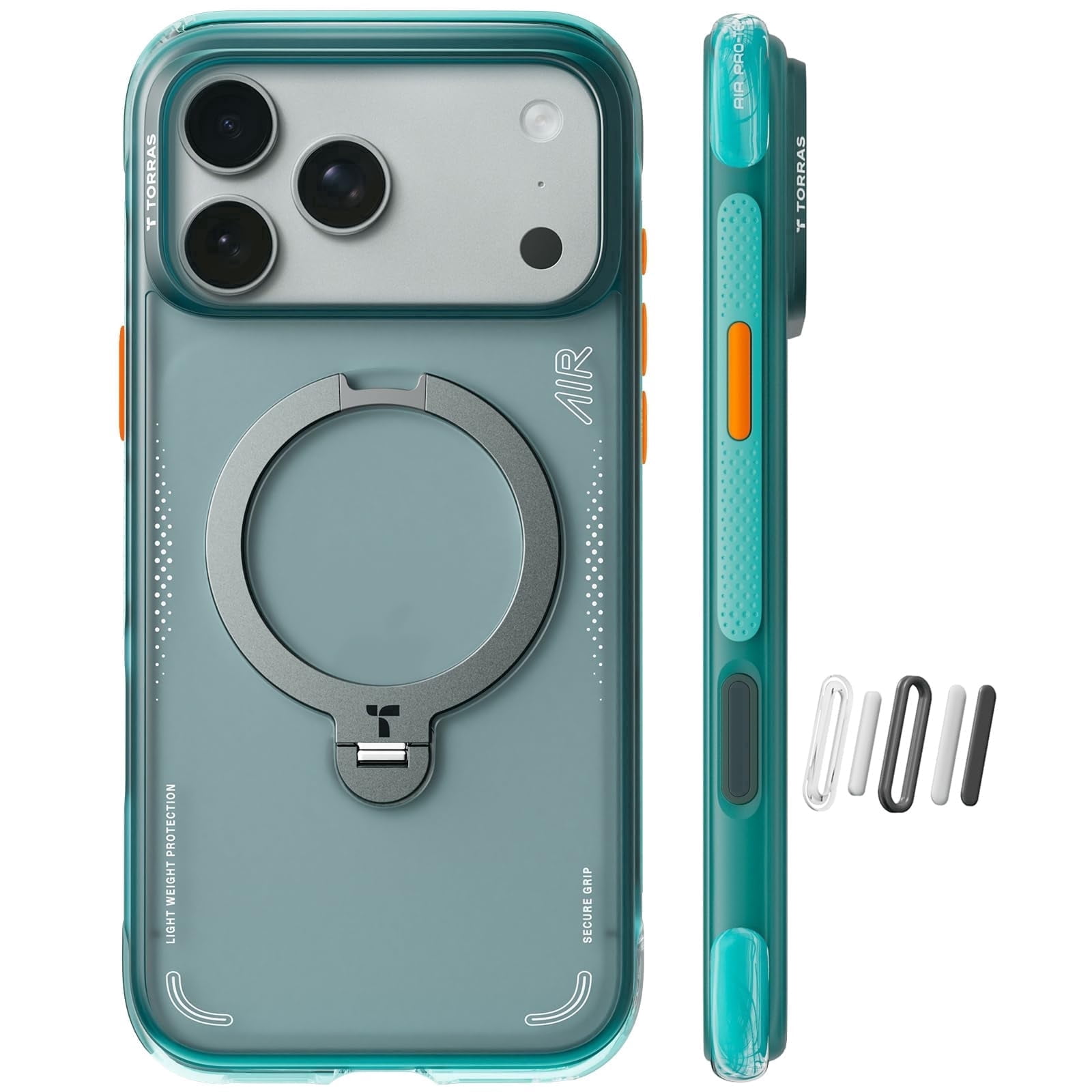 TORRAS Air for iPhone 17 Pro Max Case, Drop Protection, Midnight