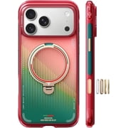 Q3 Air for iPhone 17 Pro Max 6.9", Official Portugal FPF Edition - Shockproof Phone Case with 360° Rotating Stand, Milit