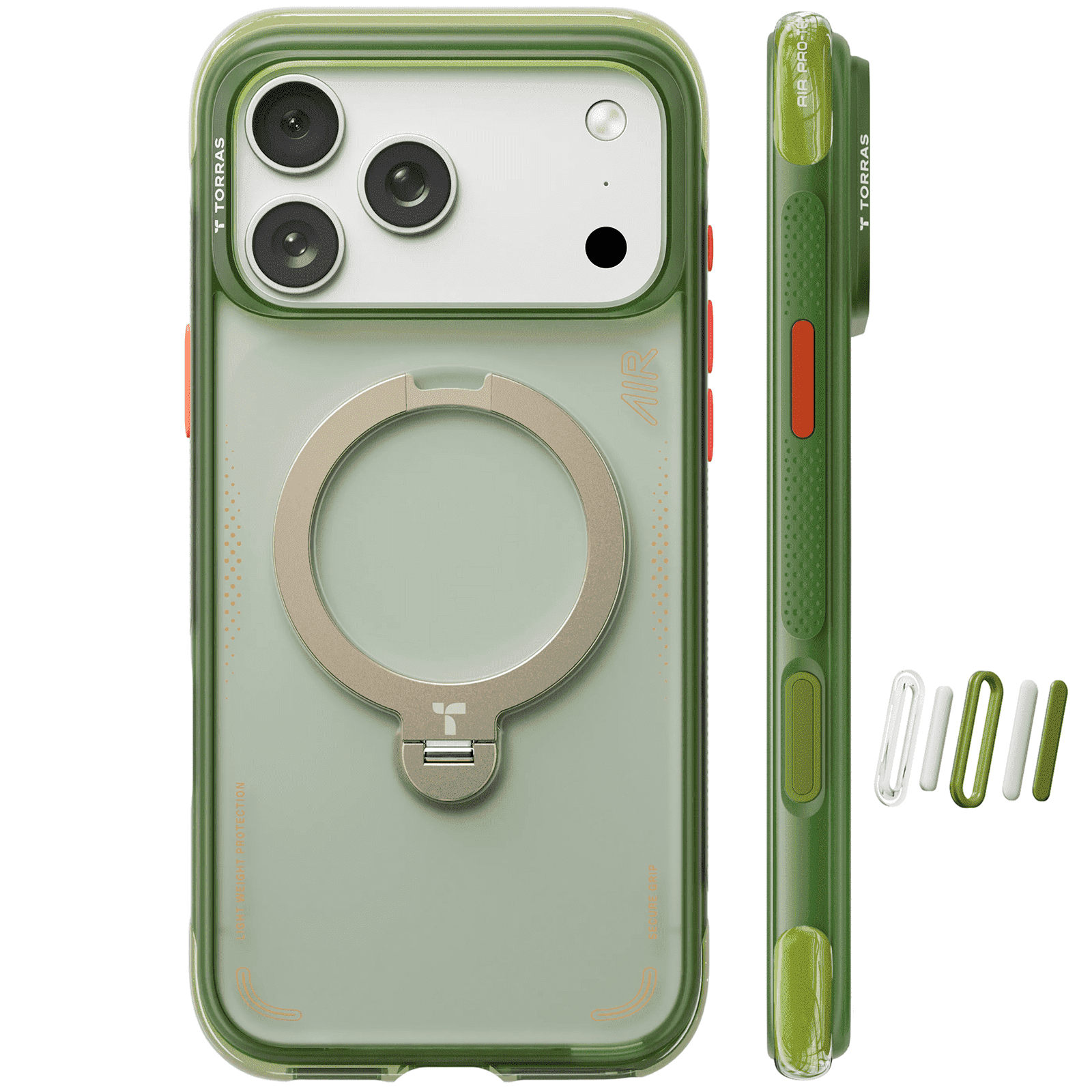 TORRAS Air for iPhone 17 Pro Max Case, Drop Protection, Midnight