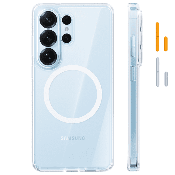 TORRAS Magnetic Shockproof for Samsung Galaxy S26 Ultra Case, 18N Mighty Magnetic, 12FT Military Grade Drop Tested, Fit for Magsafe, Translucent Anti-Scratch Protective Case for S26 Ultra Case, Clear