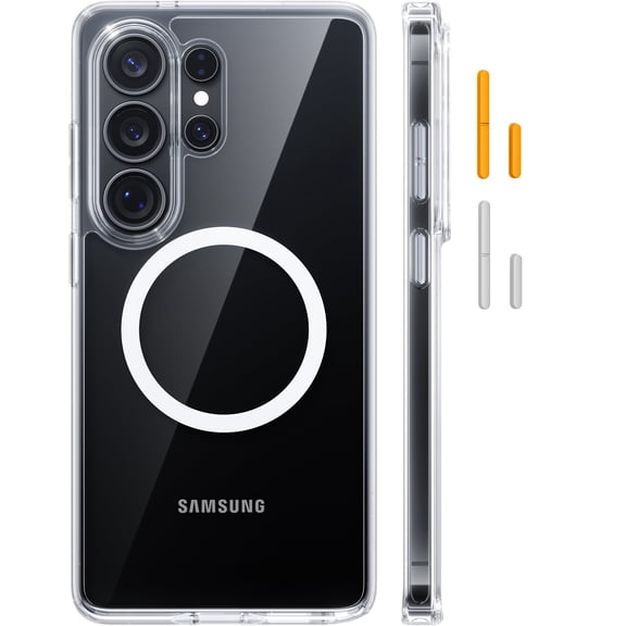 TORRAS Magnetic Shockproof for Samsung Galaxy S26 Ultra Case, 18N Mighty Magnetic, 12FT Military Grade Drop Tested, Fit for Magsafe, Translucent Anti-Scratch Protective Case for S26 Ultra Case, Clear