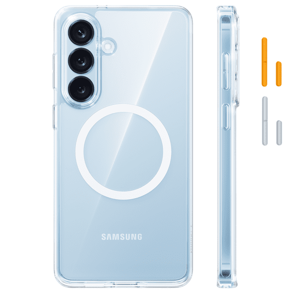 TORRAS Magnetic Shockproof for Samsung Galaxy S26 Case, 18N Mighty Magnetic, 12FT Military Grade Drop Tested, Fit for Magsafe, Translucent Anti-Scratch Protective Case for S26 Case,Clear
