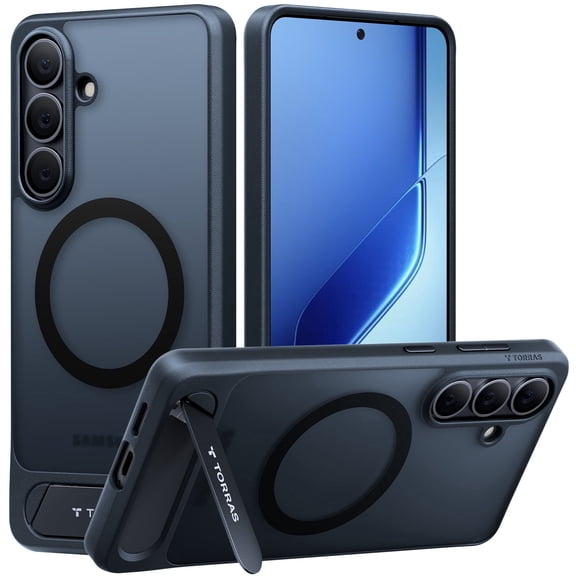 TORRAS L1 Guardian Strong Magnetic & Seamless Stand for Samsung Galaxy S26 Plus Case, Fit for MagSafe, Mil-Grade Drop Protection, Kickstand for Samsung Galaxy S26 Plus Case, Translucent Back