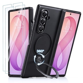 TORRAS Q3 Spin Case for Samsung Galaxy Z Fold8 Ultra, 360° Magnetic Kickstand, Military-Grade Protection, Compatible with MagSafe, Black