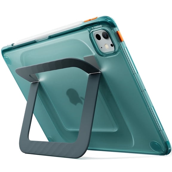 TORRAS Ostand K3 Neo for iPad Pro 11 Inch Case M5 (2025) / M4 (2024), Viewing Angles Adjustable,Ultra Stable Stand, Shockproof Protective Slim Kickstand Case with Pencil Holder, Glacier Sprint
