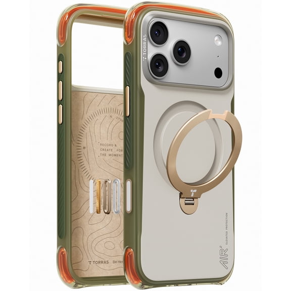 TORRAS Ostand Q3 Air Pro phone case for iPhone 17 Pro Max 6.9", White