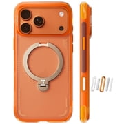 TORRAS Q3 Air for iPhone 17 Pro Case,Hardcore Air Cushion Tech ,Mil-Grade Protection,Fit for MagSafe,360 Click-Lock Rotating Stand Case ,6.3" ,Horizon Orange