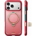thumbnail image 1 of TORRAS Q3 Air for iPhone 17 Pro Max 6.9", Official Portugal FPF Edition - Shockproof Phone Case with 360° Rotating Stand, Military-Grade Protection & Strong Magnetic Back, Wave Passion, 1 of 6