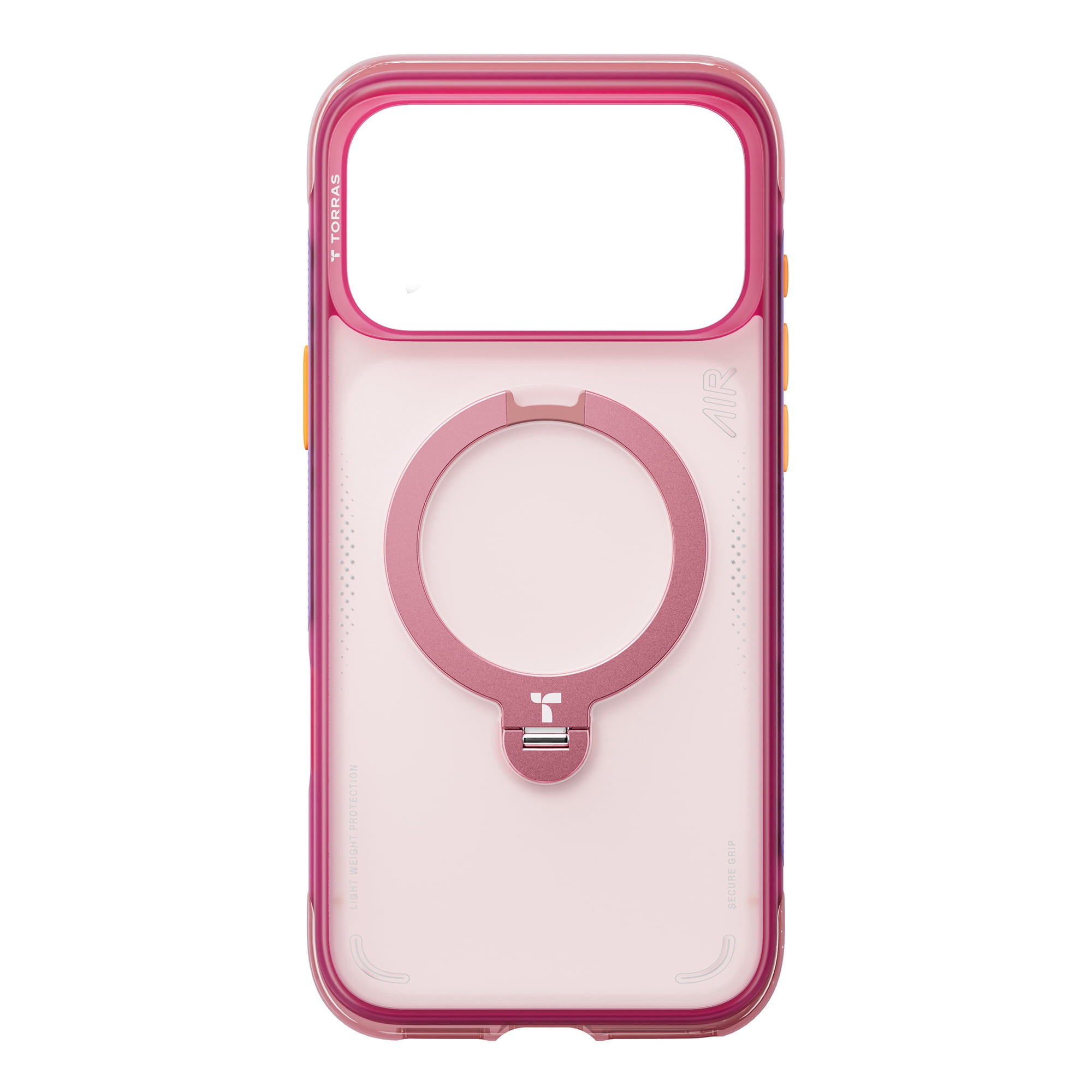 TORRAS iPhone 17 Pro Max Ostand Spin Air Case , Neon Sunset