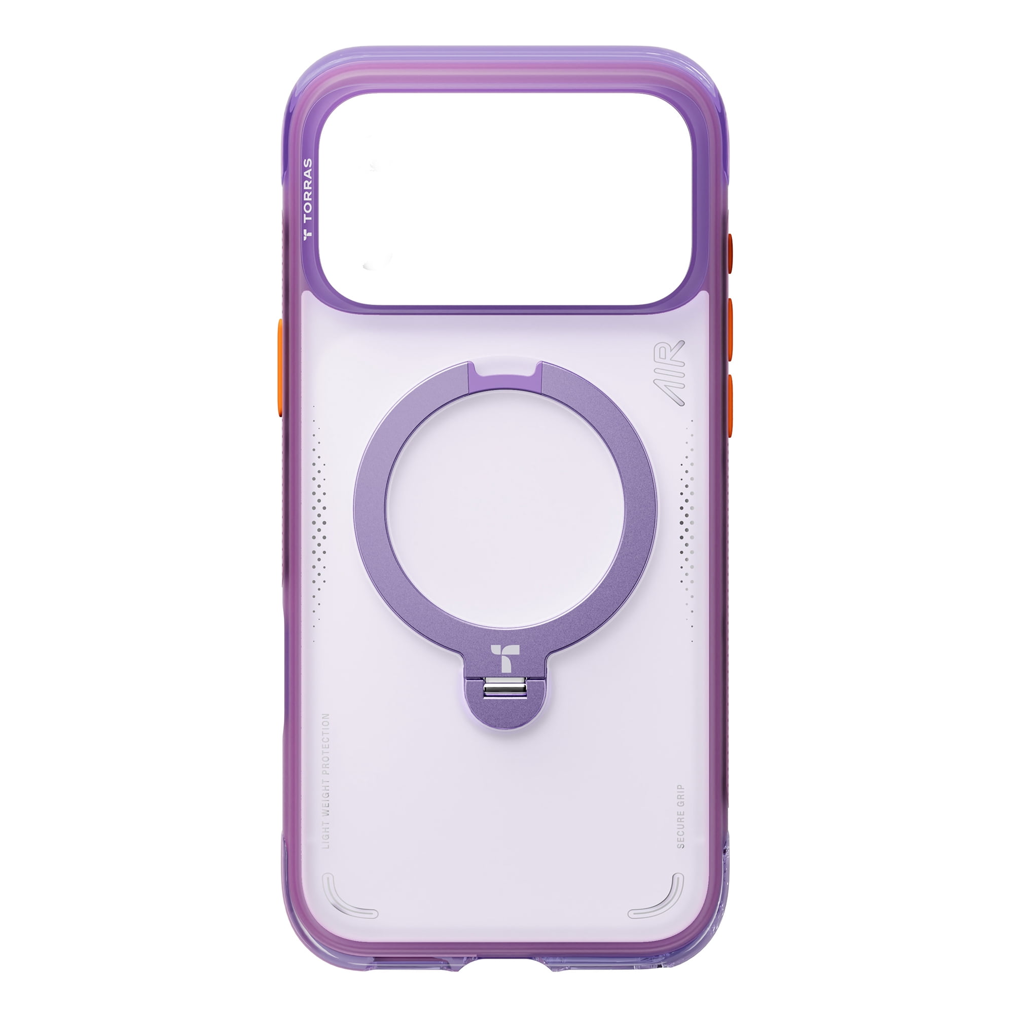 TORRAS iPhone 17 Pro Ostand Spin Air Case , Aurora Purple