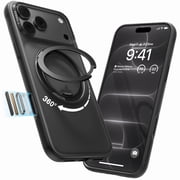 TORRAS for iPhone 18 Pro Case, 360 Magnetic Stand, [Fit for MagSafe] [4X Military-Grade Protection] Slim Case for iPhone 18 Pro phone case,6.3", Black, Ostand O3 Fitness Series