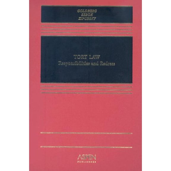 Pre-Owned TORT LAW:RESPONSIBILITIES+REDRESS-W/CD