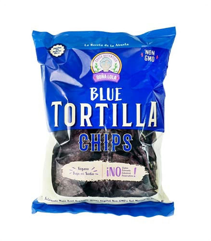 TORTILLA CHIPS DOÑA LOLA Organic Blue Corn, GlutenFree, Plantbased