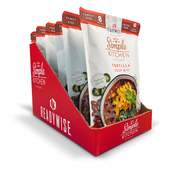 ReadyWise Tortilla Soup Mix - 6 Count, 8 Servings