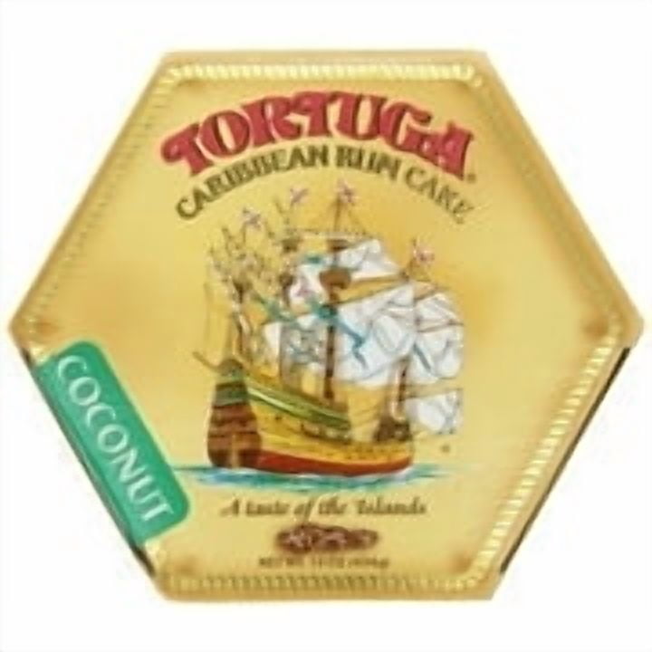 Tortuga Caribbean Coconut Rum Cake - 16oz Rum Cake