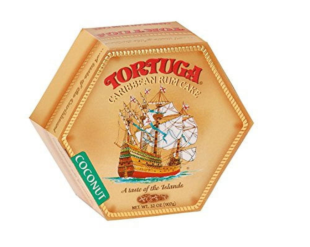 TORTUGA Caribbean Coconut Rum Cake 32 oz. - The Perfect Premium Gourmet Gifts